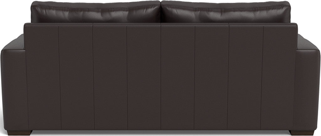 Mas Mesa 88" Deep Leather Sofa - Tribeca Quarry