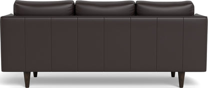 Rainey 83" Leather Sofa - Tribeca Quarry