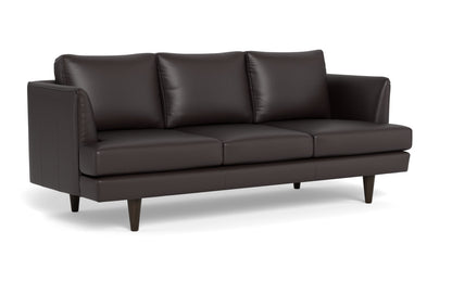 Rainey 83" Leather Sofa - Tribeca Quarry