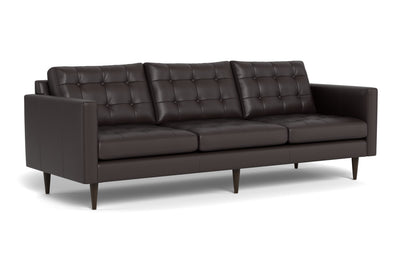 Wallace 98" Leather Estate Sofa - Tribeca Quarry