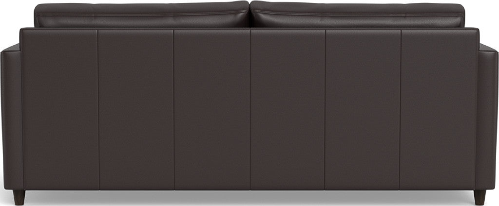 Wallace 74" Leather Untufted Queen Sleeper Sofa - Tribeca Quarry