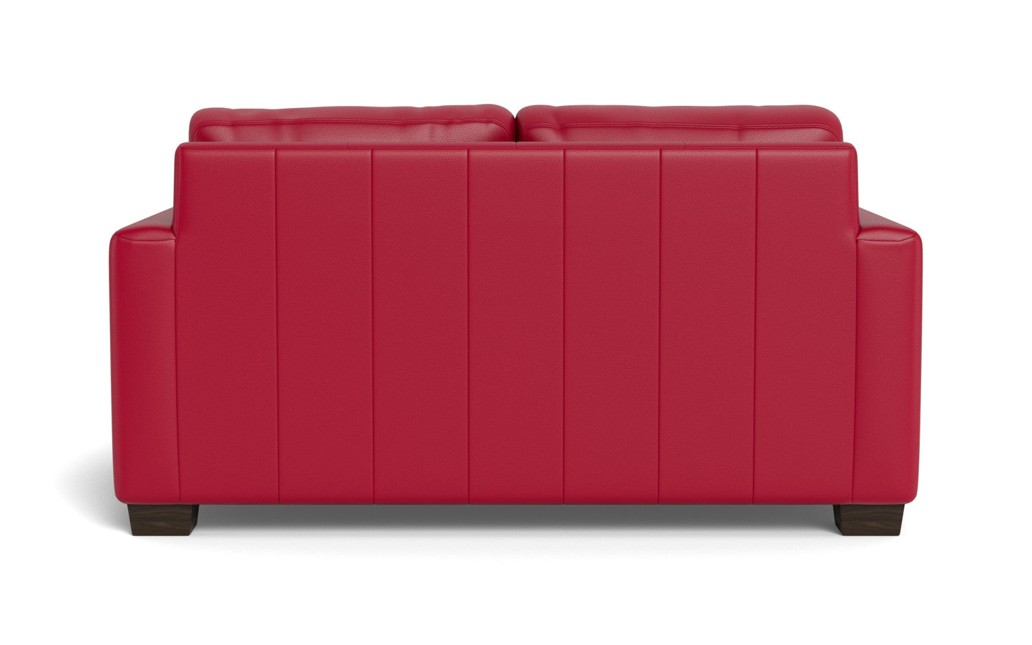 Track 62" Leather Twin Sleeper - Tribeca Scarlet