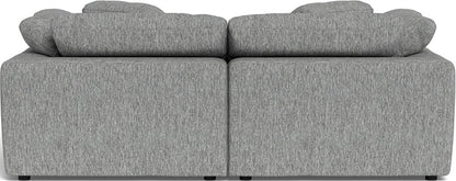 Fluffy 2 Piece Sofa w/Otto - Tropez Ash