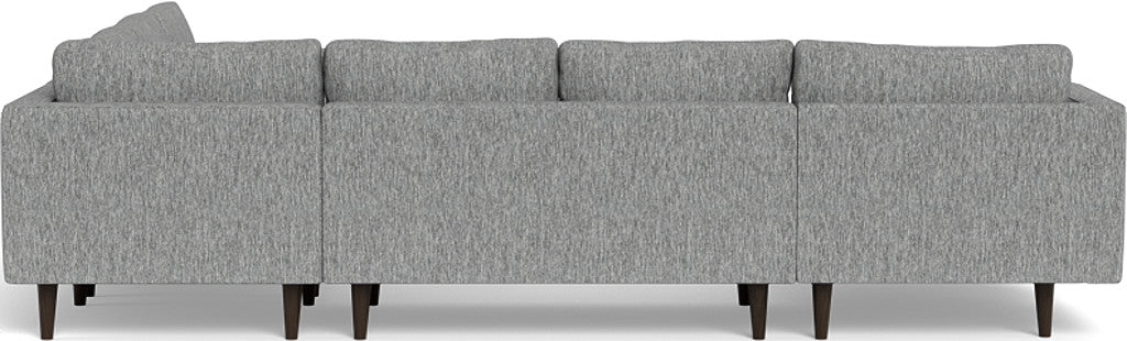 Ladybird 133" Corner Sectional with Left Chaise - Tropez Ash