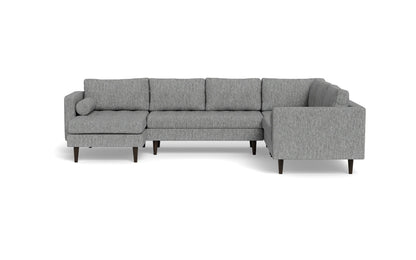 Ladybird 133" Corner Sectional with Left Chaise - Tropez Ash