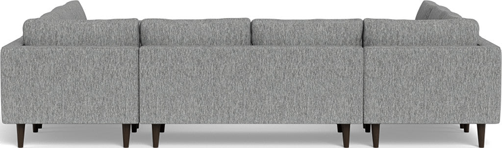 Ladybird 134" U Sectional - Tropez Ash