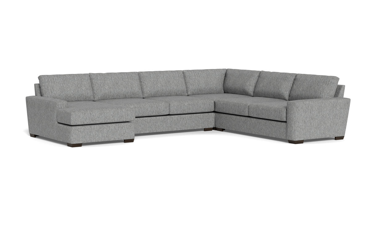 Mas Mesa 162" Deep Corner Sectionals w. Left Chaise - Tropez Ash