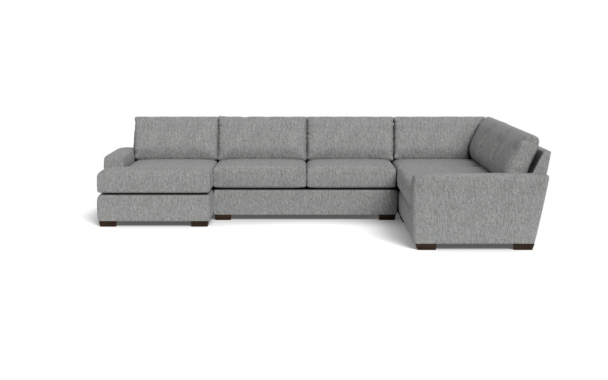 Mas Mesa 162" Deep Corner Sectionals w. Left Chaise - Tropez Ash