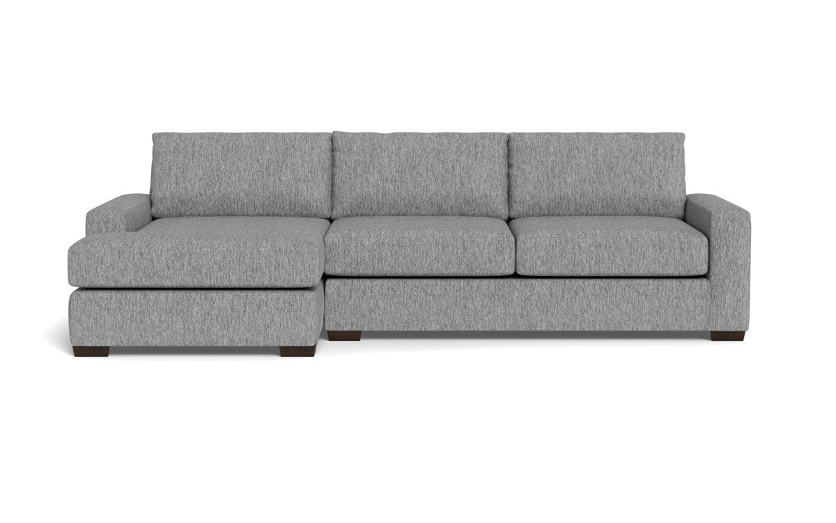 Mas Mesa 123" Deep Left Chaise Sectional - Tropez Ash