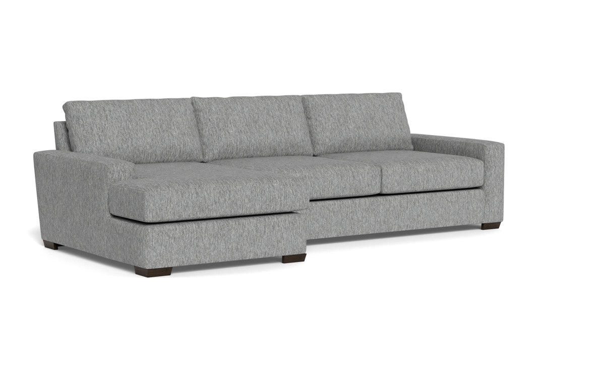 Mas Mesa 123" Deep Left Chaise Sectional - Tropez Ash