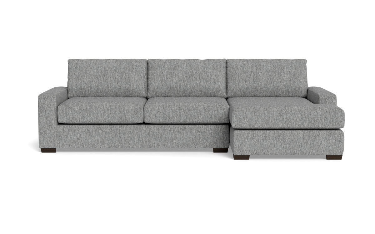 Mas Mesa 123" Deep Right Chaise Sectional - Tropez Ash