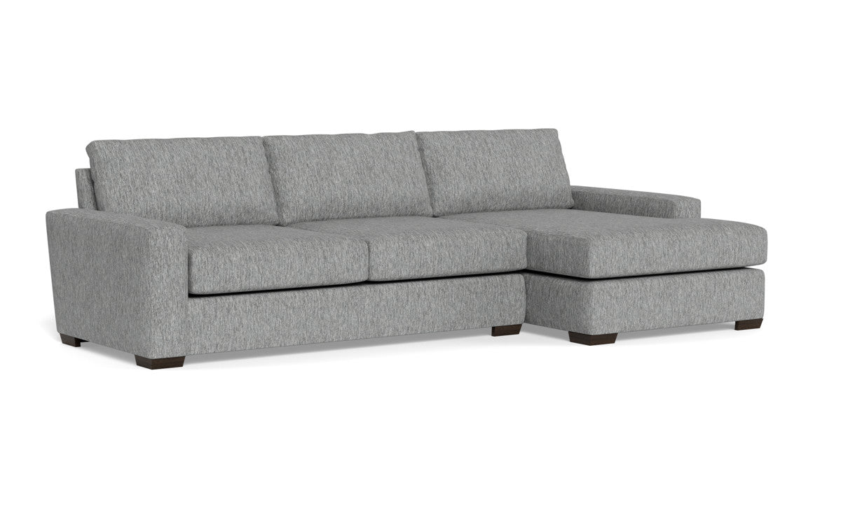 Mas Mesa 123" Deep Right Chaise Sectional - Tropez Ash