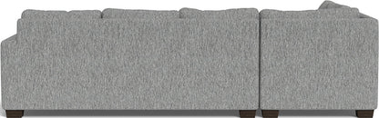 Track 121" Left Chaise Sectional - Tropez Ash