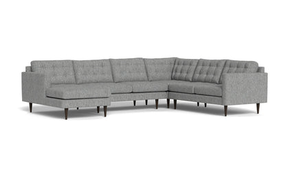 Wallace 131" Corner Sectionals w. Left Chaise - Tropez Ash