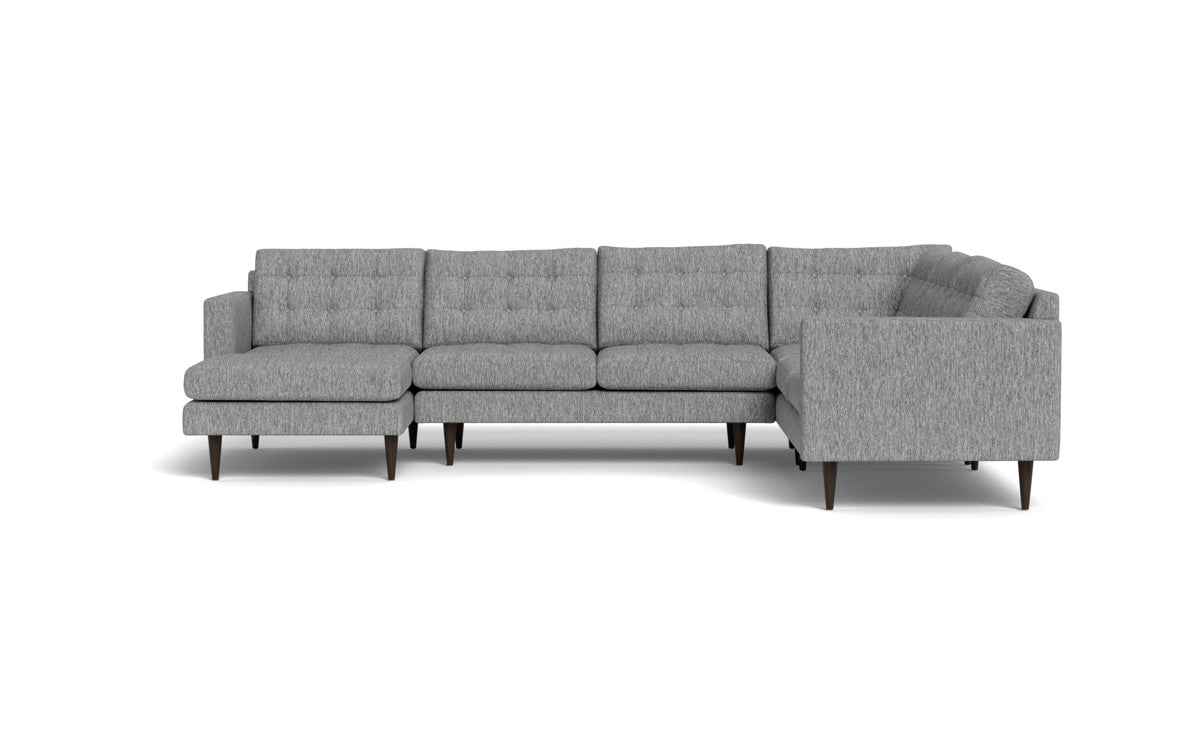 Wallace 131" Corner Sectionals w. Left Chaise - Tropez Ash