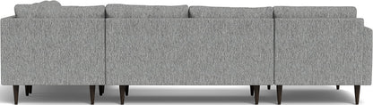 Wallace 131" Corner Sectionals w. Left Chaise - Tropez Ash