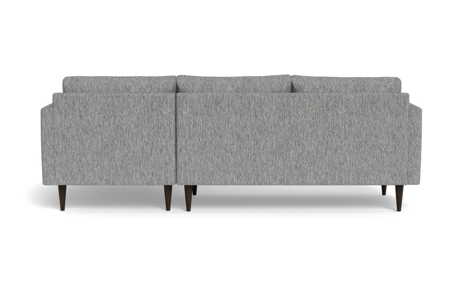Wallace 98" Untufted Right Chaise Sectional - Tropez Ash
