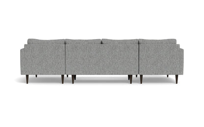 Wallace 126" Untufted Double Chaise U Sectional