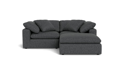 Fluffy 2 Piece Sofa w/Otto - Tropez Charcoal