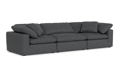 Fluffy 3pc Sofa - Tropez Charcoal