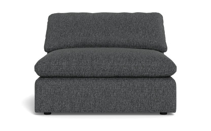 Fluffy Armless Chair - Tropez Charcoal