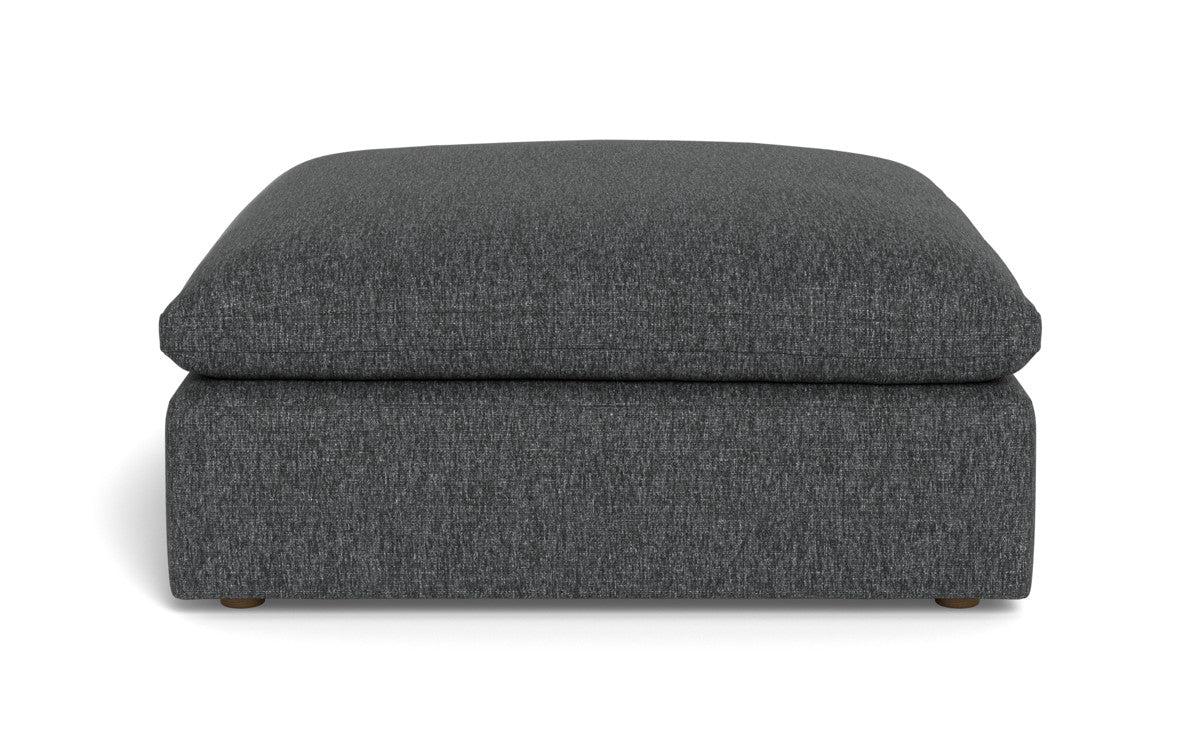 Fluffy Ottoman - Tropez Charcoal