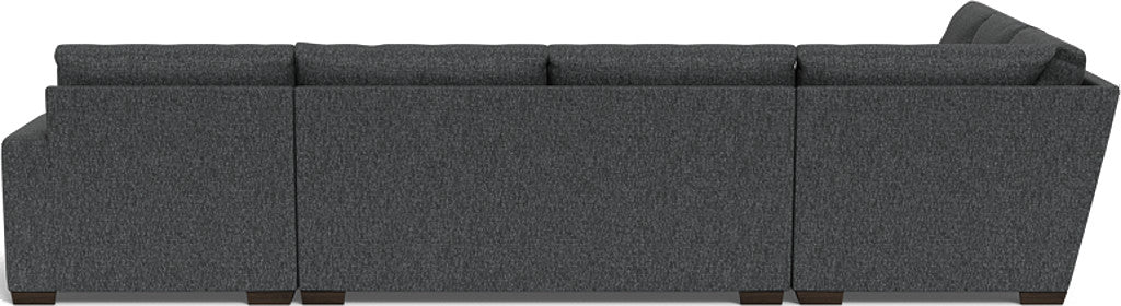 Mas Mesa 162" Deep Corner Sectionals w. Right Chaise - Tropez Charcoal