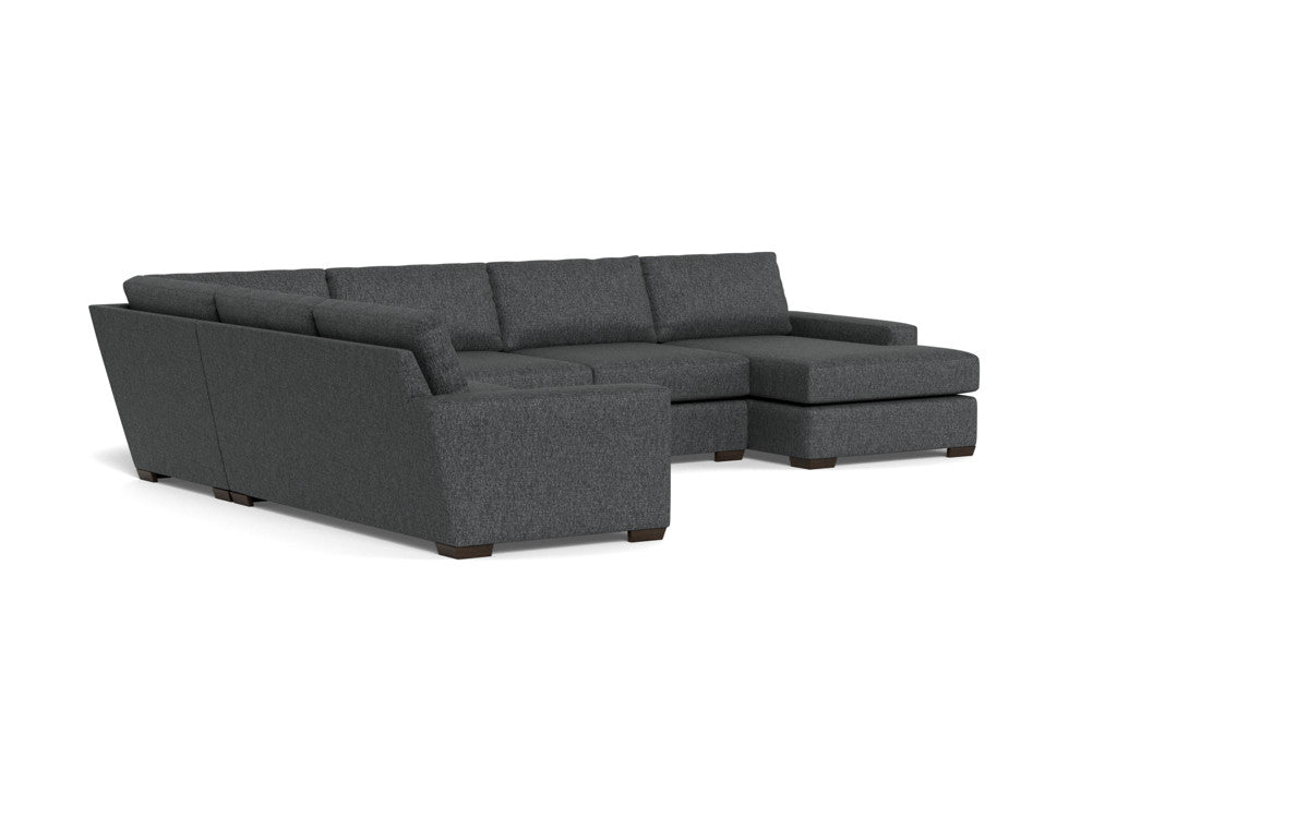 Mas Mesa 162" Deep Corner Sectionals w. Right Chaise - Tropez Charcoal