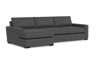 Mas Mesa 123" Deep Left Chaise Sectional - Tropez Charcoal