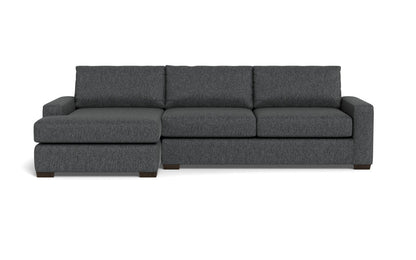 Mas Mesa 123" Deep Left Chaise Sectional - Tropez Charcoal