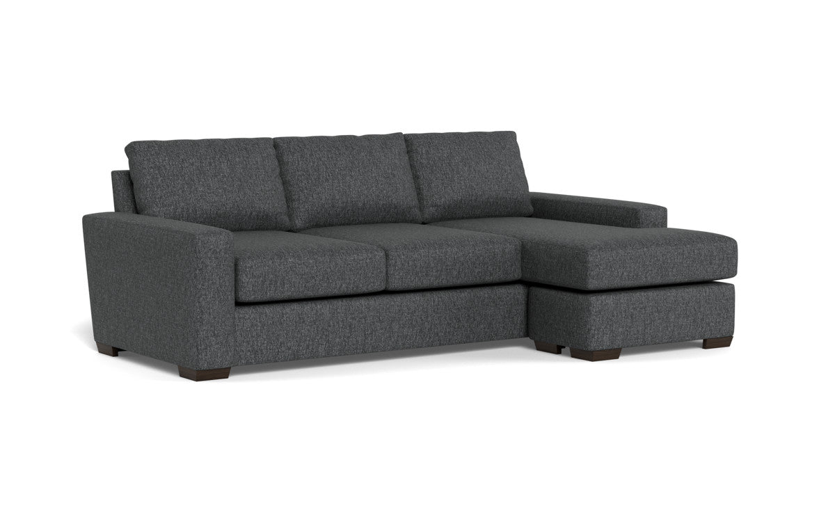 Mas Mesa 101" Deep Reversible Sofa Chaise - Tropez Charcoal