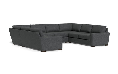 Mas Mesa 166" Deep Condo U Sectional - Tropez Charcoal