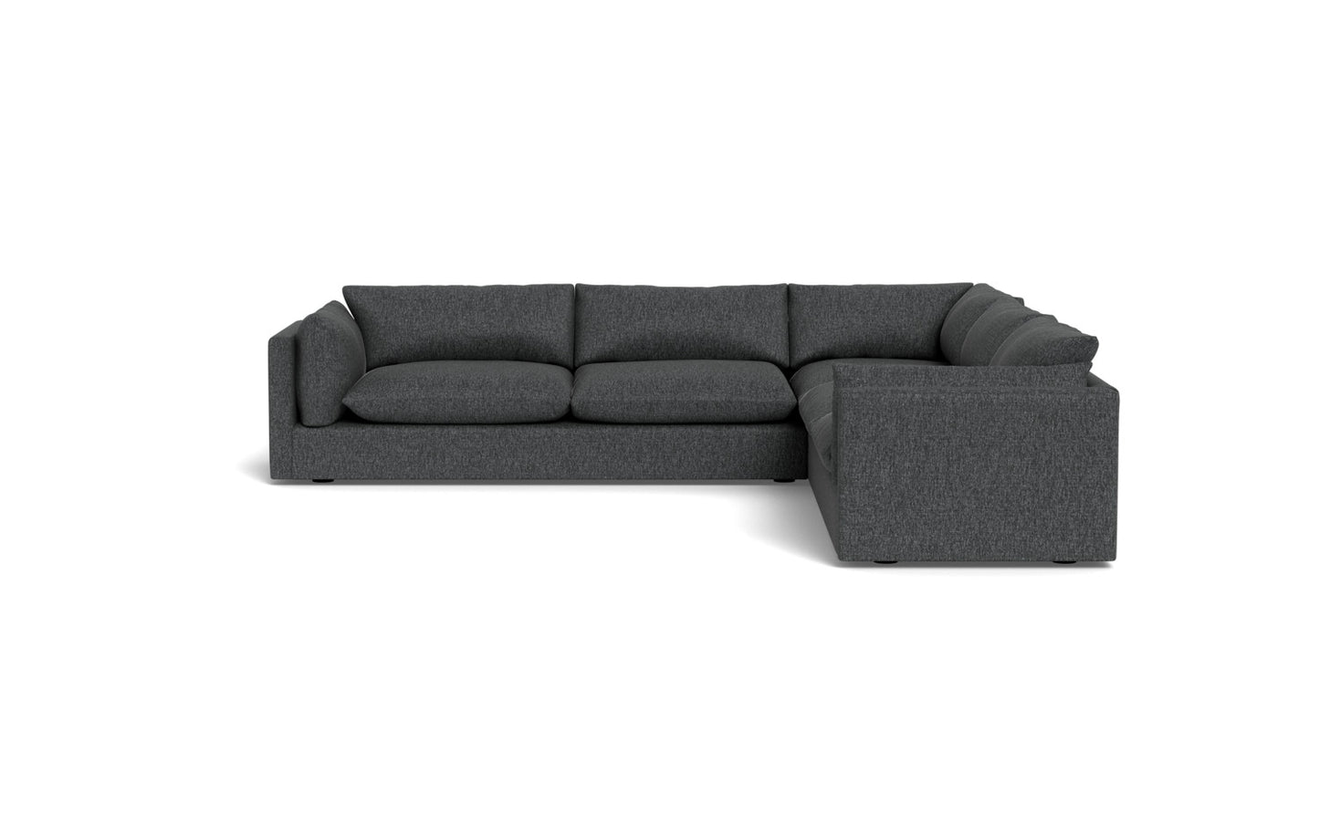 SoCo 124" Corner Sectional - Tropez Charcoal