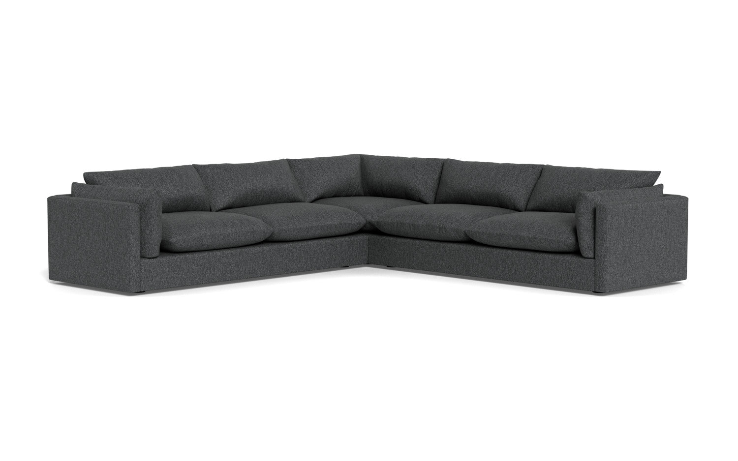 SoCo 124" Corner Sectional - Tropez Charcoal