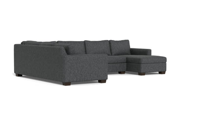 Track 141" Corner Sectionals w. Right Chaise - Tropez Charcoal