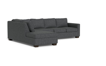 Track 121" Left Chaise Sectional - Tropez Charcoal