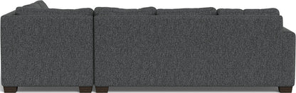 Track 121" Right Chaise Sectional - Tropez Charcoal