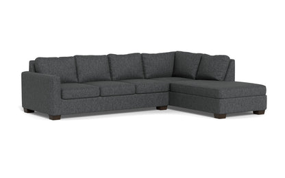 Track 121" Right Chaise Sectional - Tropez Charcoal