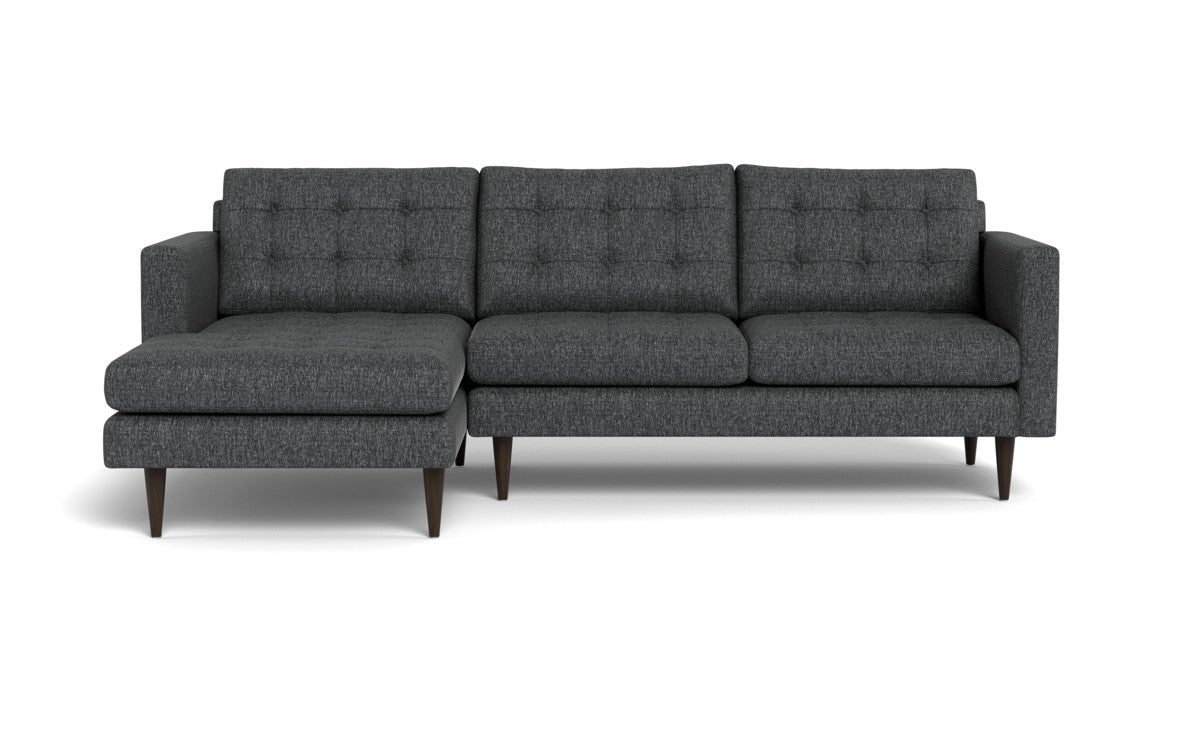 Wallace 98" Left Chaise Sectional - Tropez Charcoal