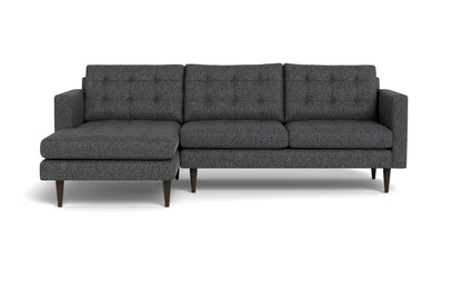 Wallace 98" Left Chaise Sectional - Tropez Charcoal