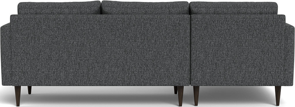 Wallace 98" Left Chaise Sectional - Tropez Charcoal