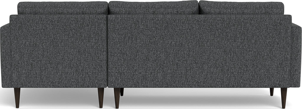 Wallace 98" Right Chaise Sectional - Tropez Charcoal
