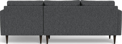 Wallace 98" Right Chaise Sectional - Tropez Charcoal