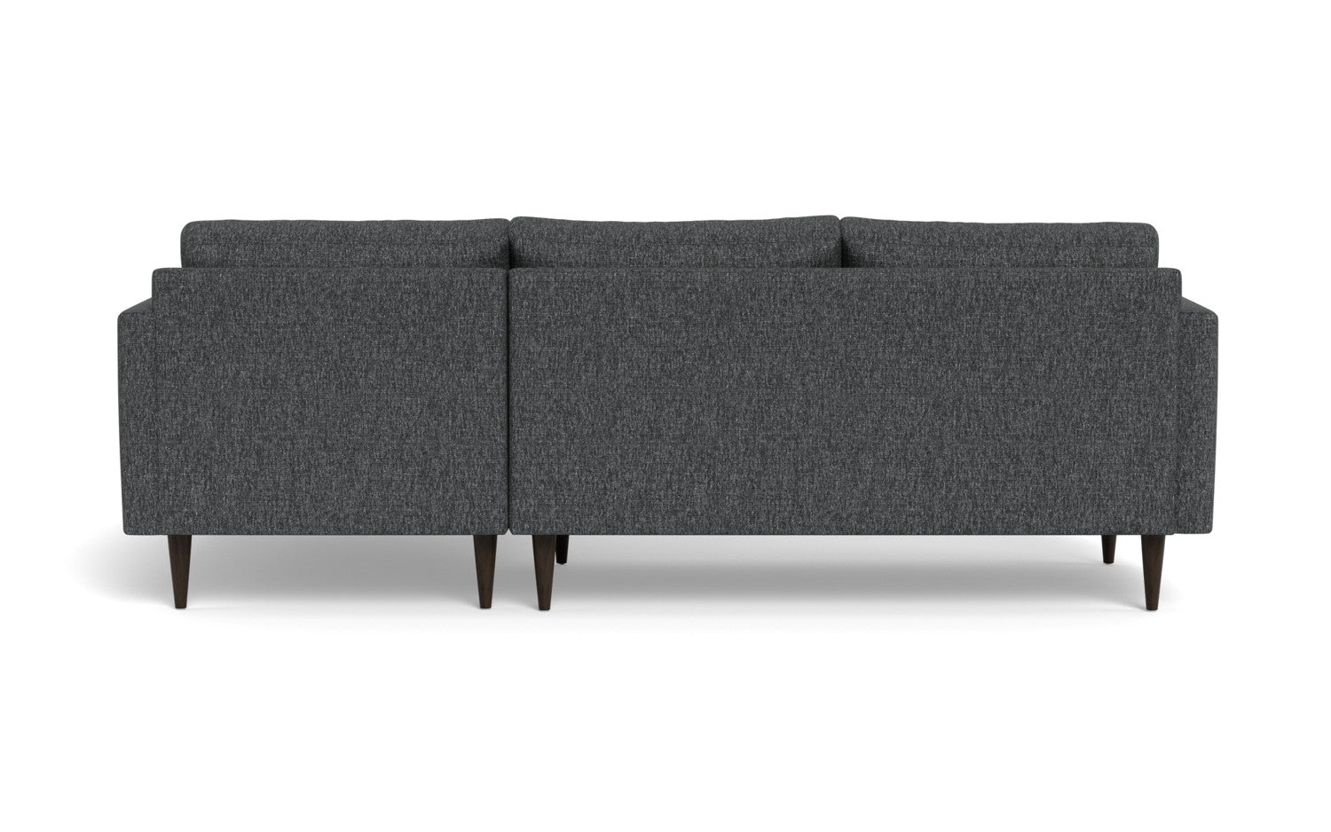 Wallace 98" Untufted Right Chaise Sectional - Tropez Ash