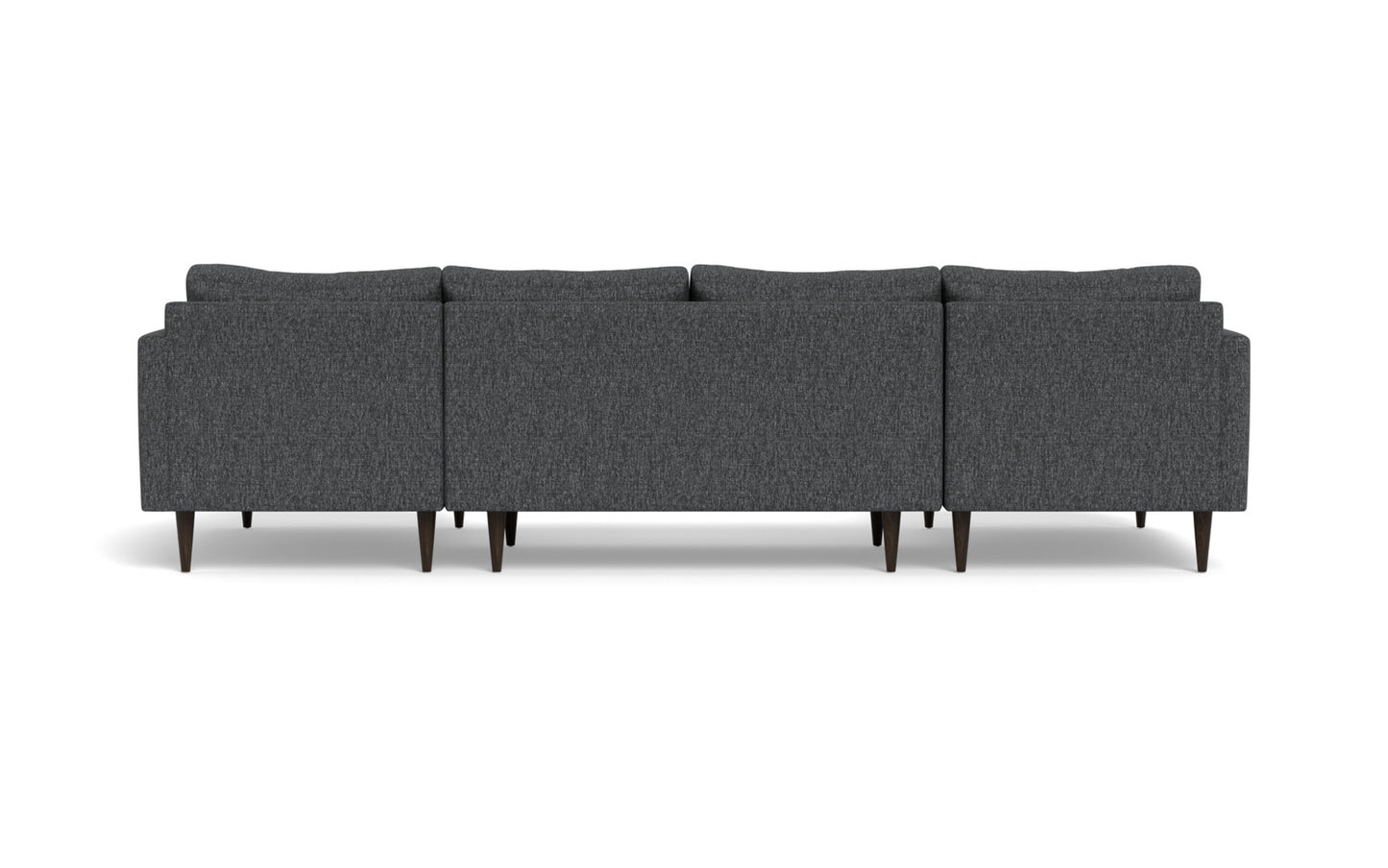 Wallace 126" Untufted Double Chaise U Sectional