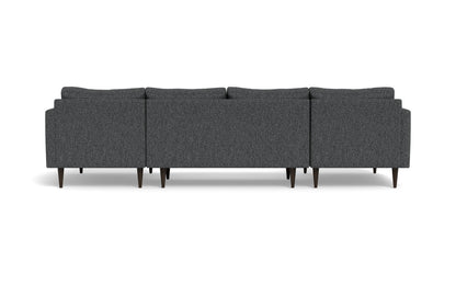 Wallace 126" Untufted Double Chaise U Sectional