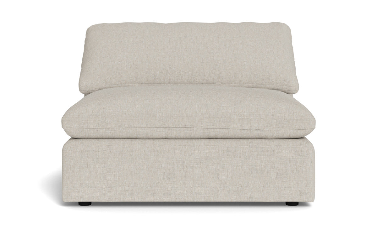 Fluffy Armless Chair - Tropez Oyster