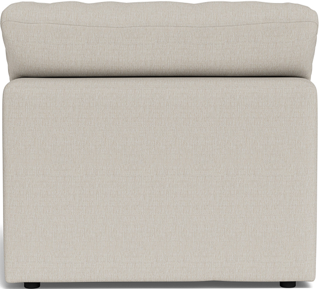 Fluffy Small Armless Chair - Tropez Oyster