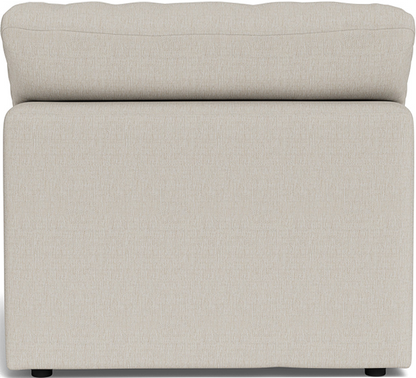 Fluffy Small Armless Chair - Tropez Oyster