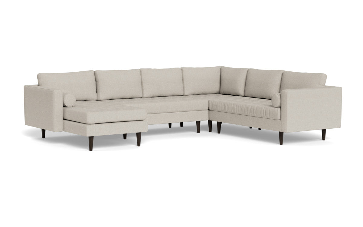 Ladybird 133" Corner Sectional with Left Chaise - Tropez Oyster